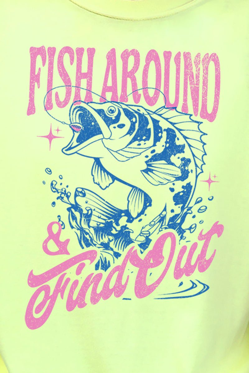 Fish Around & Find Out Comfort Colors Adult Ring - Spun Cotton Tee - Wholesale Accessory Market