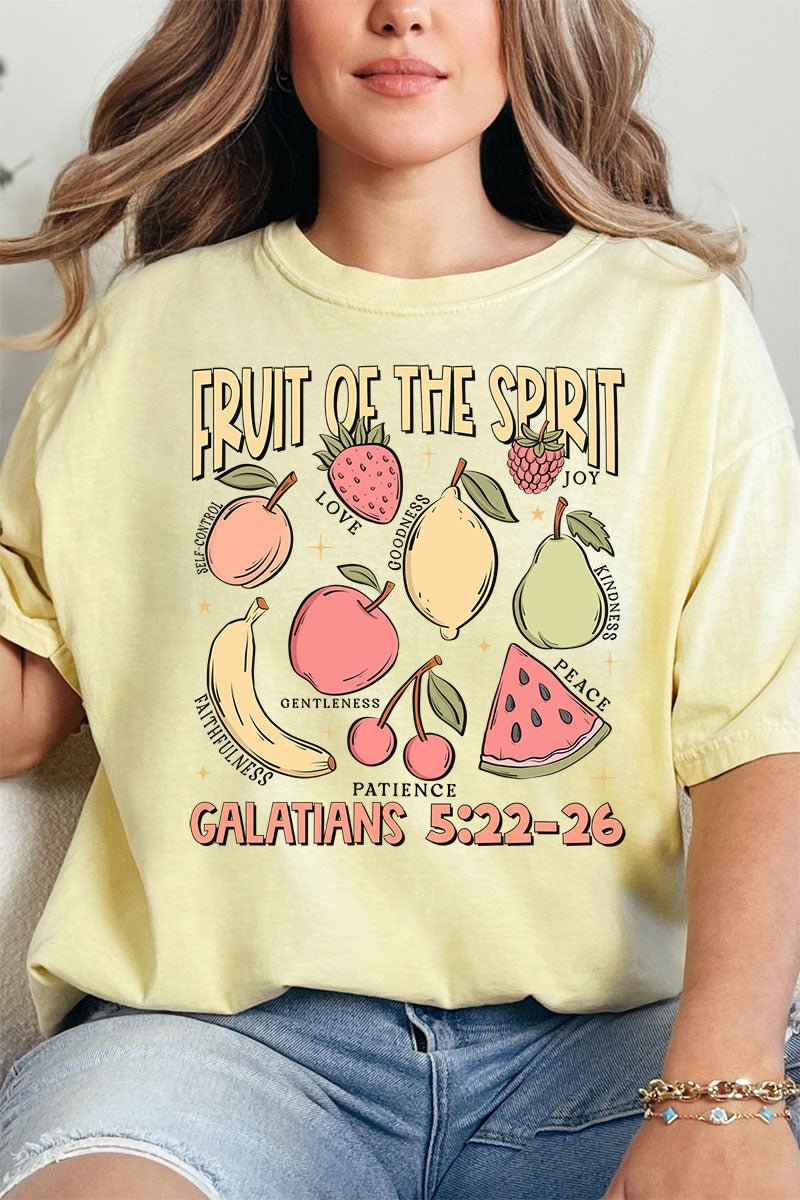 Fruit Of The Spirit Comfort Colors Adult Ring - Spun Cotton Tee - Wholesale Accessory Market