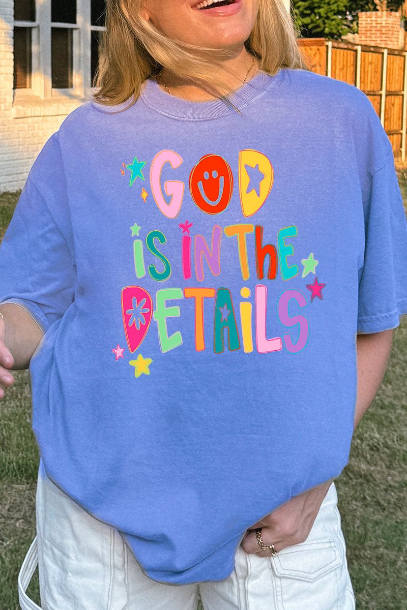 God In The Details Comfort Colors Adult Ring - Spun Cotton Tee - Wholesale Accessory Market