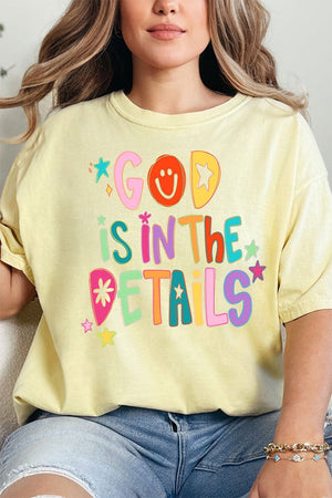 God In The Details Comfort Colors Adult Ring - Spun Cotton Tee - Wholesale Accessory Market