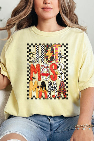 Hot Mess Mama Comfort Colors Adult Ring - Spun Cotton Tee - Wholesale Accessory Market