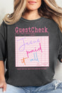 Jesus Got The Check Comfort Colors Adult Ring - Spun Cotton Tee - Wholesale Accessory Market