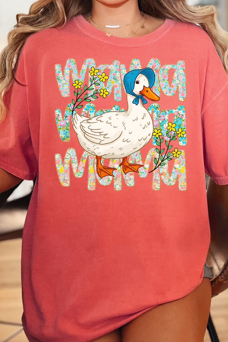 Mama Goose Comfort Colors Adult Ring - Spun Cotton Tee - Wholesale Accessory Market