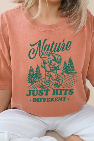 Nature Hits Different Comfort Colors Adult Ring - Spun Cotton Tee - Wholesale Accessory Market