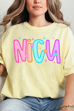 Neon Glow NICU Comfort Colors Adult Ring - Spun Cotton Tee - Wholesale Accessory Market