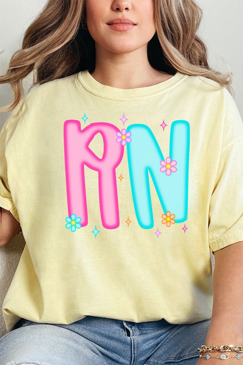 Neon Glow RN Comfort Colors Adult Ring - Spun Cotton Tee - Wholesale Accessory Market