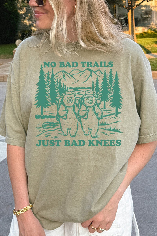 No Bad Trails Comfort Colors Adult Ring - Spun Cotton Tee - Wholesale Accessory Market