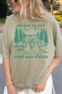 No Bad Trails Comfort Colors Adult Ring - Spun Cotton Tee - Wholesale Accessory Market