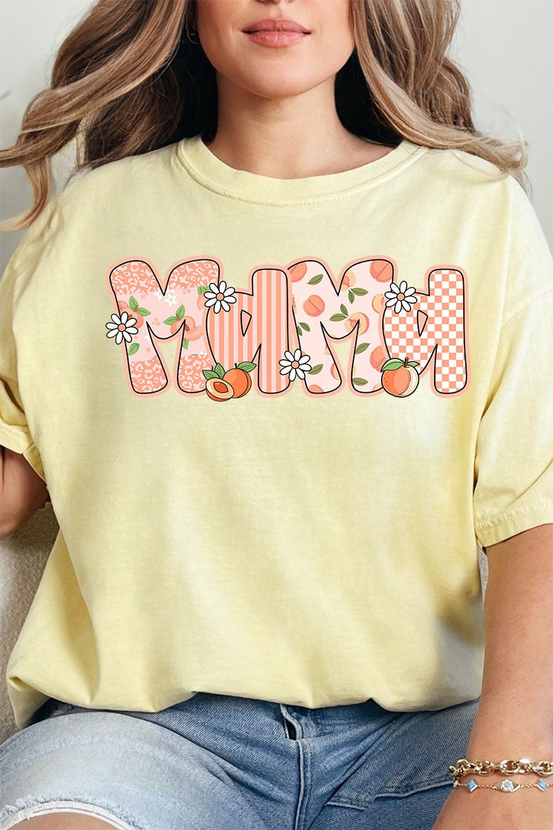 Peachy Keen Mama Comfort Colors Adult Ring - Spun Cotton Tee - Wholesale Accessory Market