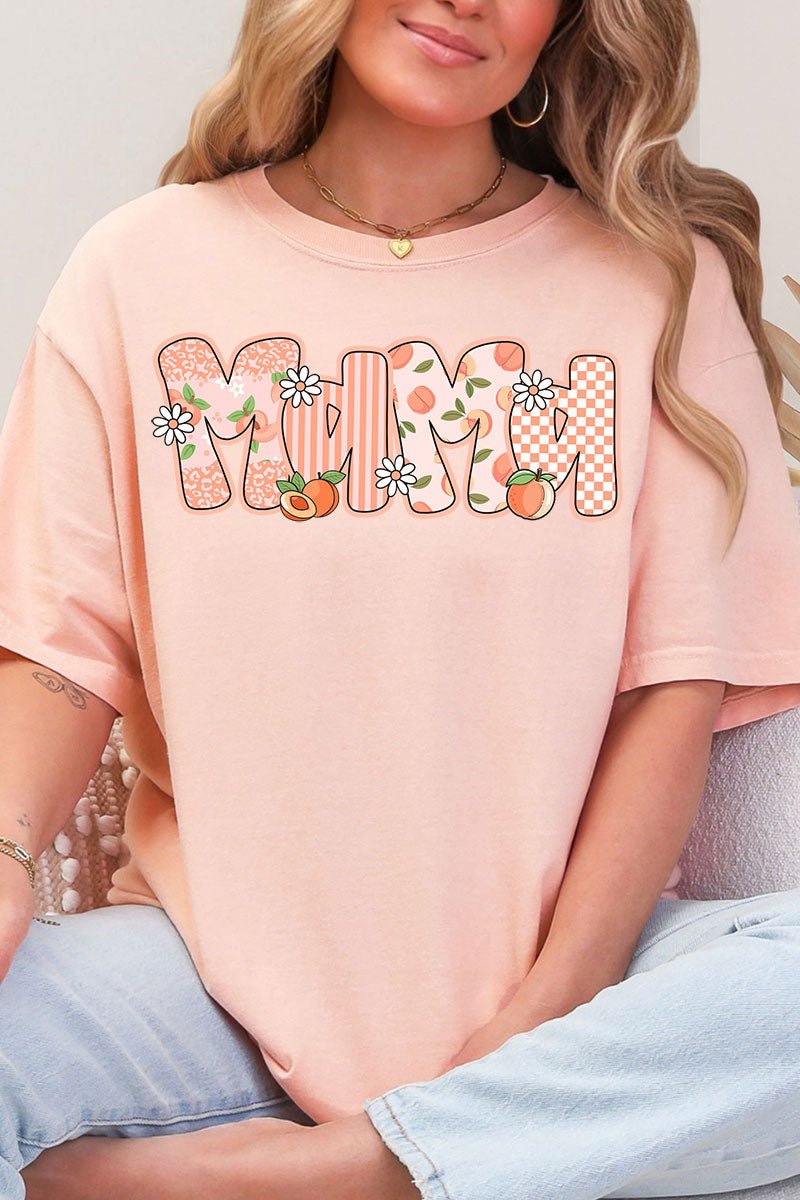Peachy Keen Mama Comfort Colors Adult Ring - Spun Cotton Tee - Wholesale Accessory Market