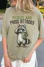 Pickles And Panic Attacks Comfort Colors Adult Ring - Spun Cotton Tee - Wholesale Accessory Market