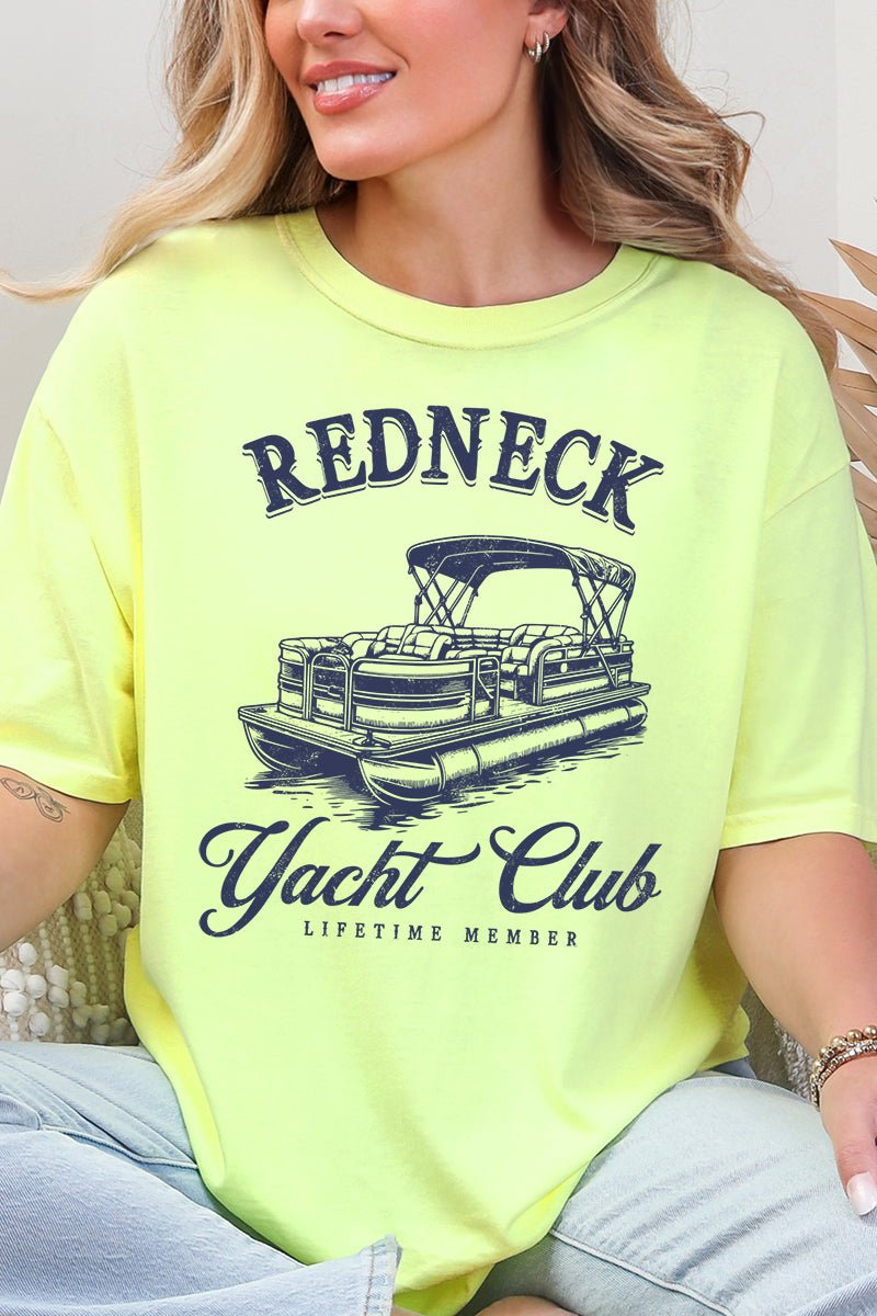 Redneck Yacht Club Comfort Colors Adult Ring - Spun Cotton Tee - Wholesale Accessory Market