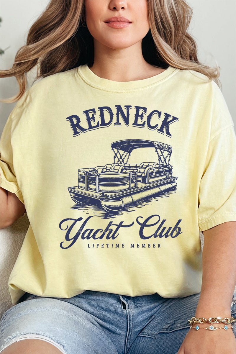 Redneck Yacht Club Comfort Colors Adult Ring - Spun Cotton Tee - Wholesale Accessory Market