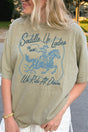 Saddle Up Ladies Comfort Colors Adult Ring - Spun Cotton Tee - Wholesale Accessory Market