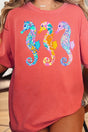 Seahorse Sisters Comfort Colors Adult Ring - Spun Cotton Tee - Wholesale Accessory Market