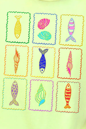 Sea Life Stamps Comfort Colors Adult Ring - Spun Cotton Tee - Wholesale Accessory Market