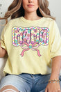 Spring Blooms Mama Comfort Colors Adult Ring - Spun Cotton Tee - Wholesale Accessory Market