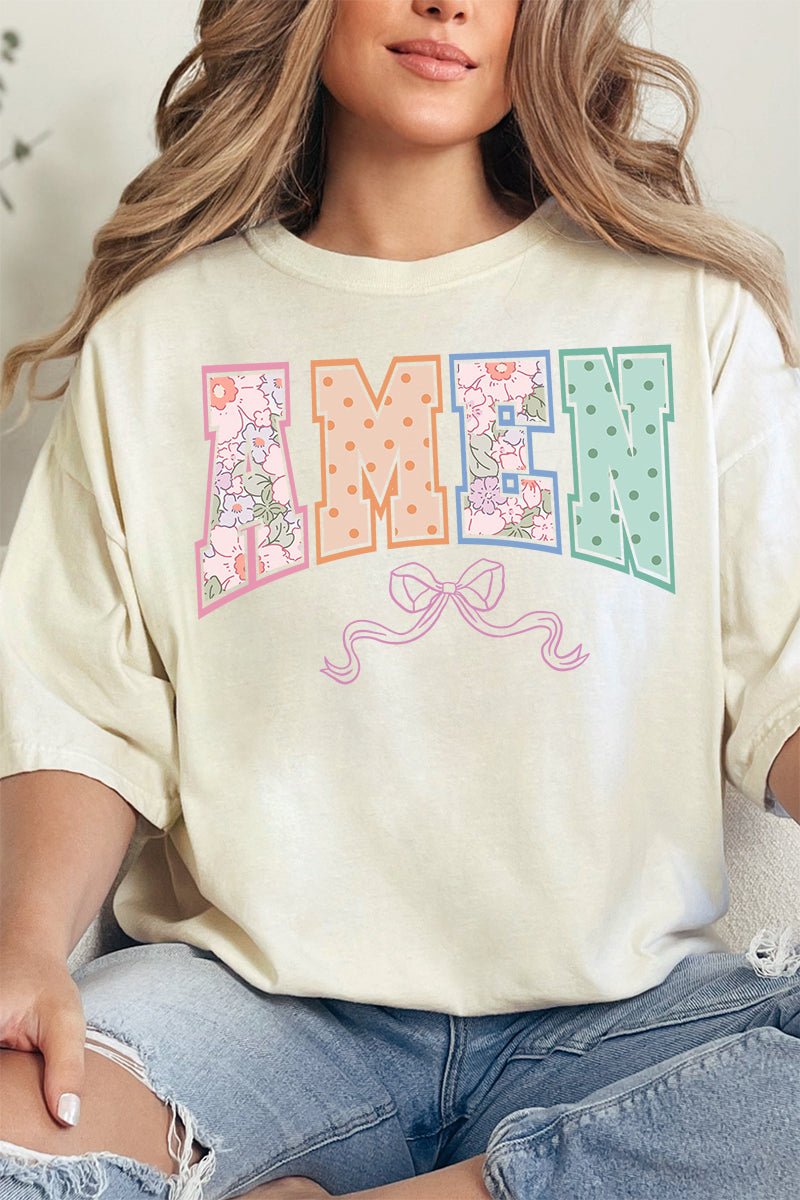 Springtime Amen Comfort Colors Adult Ring - Spun Cotton Tee - Wholesale Accessory Market