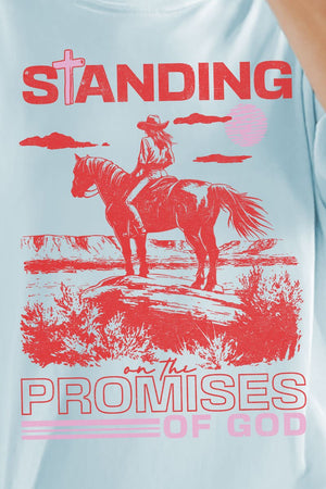Standing On The Promises Of God Comfort Colors Adult Ring - Spun Cotton Tee - Wholesale Accessory Market