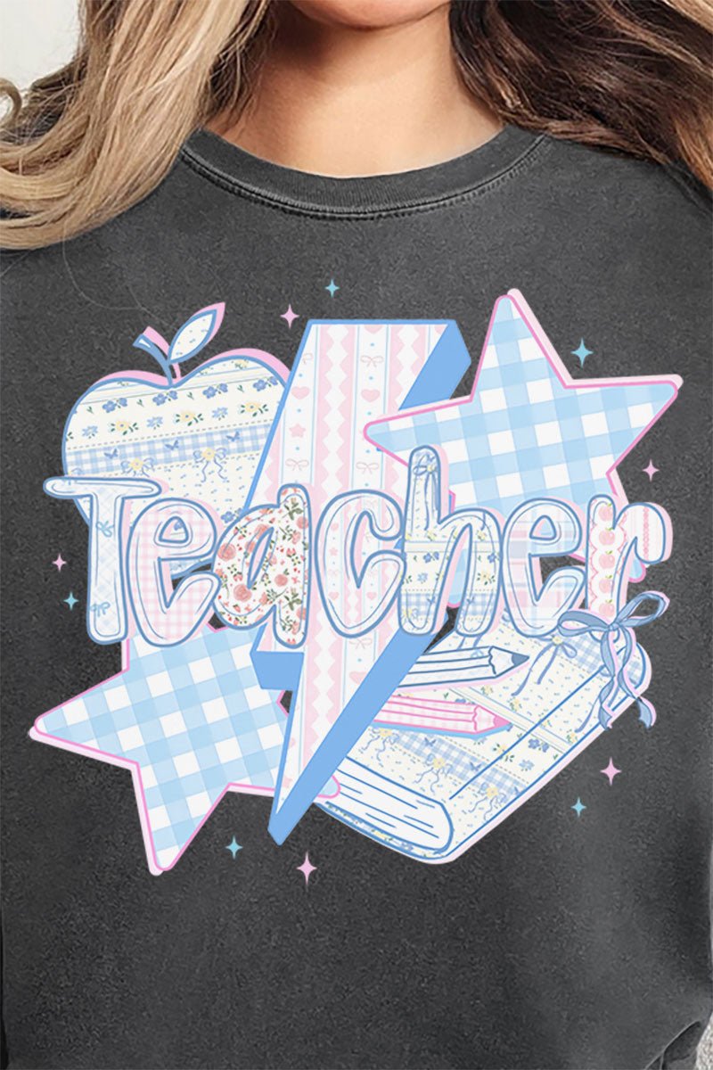 Star Teacher Comfort Colors Adult Ring - Spun Cotton Tee - Wholesale Accessory Market