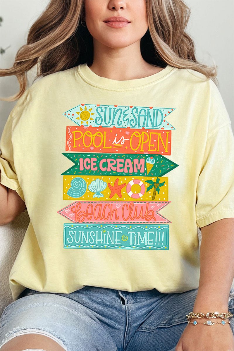 Summer Signs Comfort Colors Adult Ring - Spun Cotton Tee - Wholesale Accessory Market