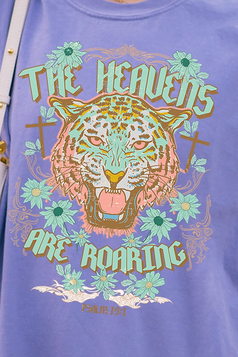 The Heavens Are Roaring Comfort Colors Adult Ring - Spun Cotton Tee - Wholesale Accessory Market