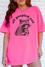 All Peopled Out Comfort Colors Adult Ring - Spun Cotton Tee - Wholesale Accessory Market