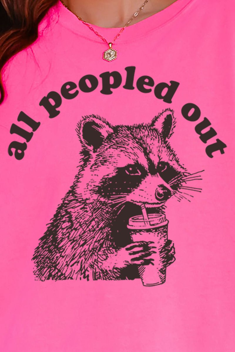 All Peopled Out Comfort Colors Adult Ring - Spun Cotton Tee - Wholesale Accessory Market