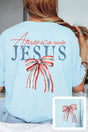 America Needs Jesus Front & Back Comfort Colors Adult Ring - Spun Cotton Tee - Wholesale Accessory Market