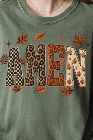 Autumn Amen Comfort Colors Adult Ring - Spun Cotton Tee - Wholesale Accessory Market