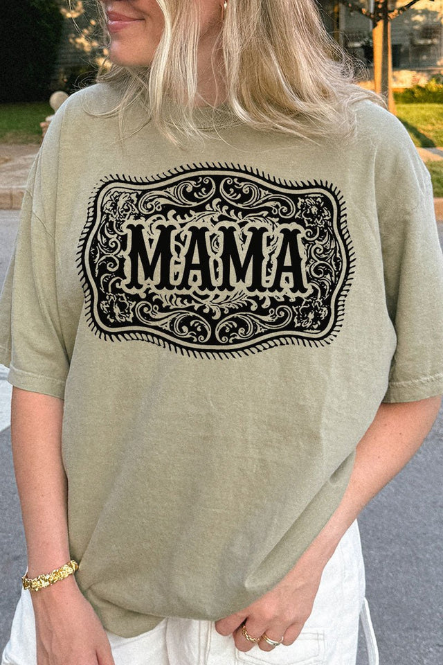 Belt Buckle Mama Comfort Colors Adult Ring - Spun Cotton Tee - Wholesale Accessory Market