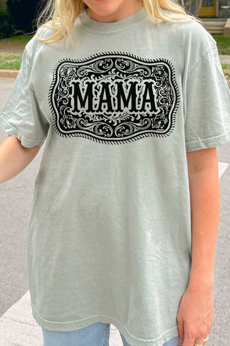 Belt Buckle Mama Comfort Colors Adult Ring - Spun Cotton Tee - Wholesale Accessory Market