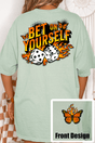 Bet On Yourself Front & Back Comfort Colors Adult Ring - Spun Cotton Tee - Wholesale Accessory Market