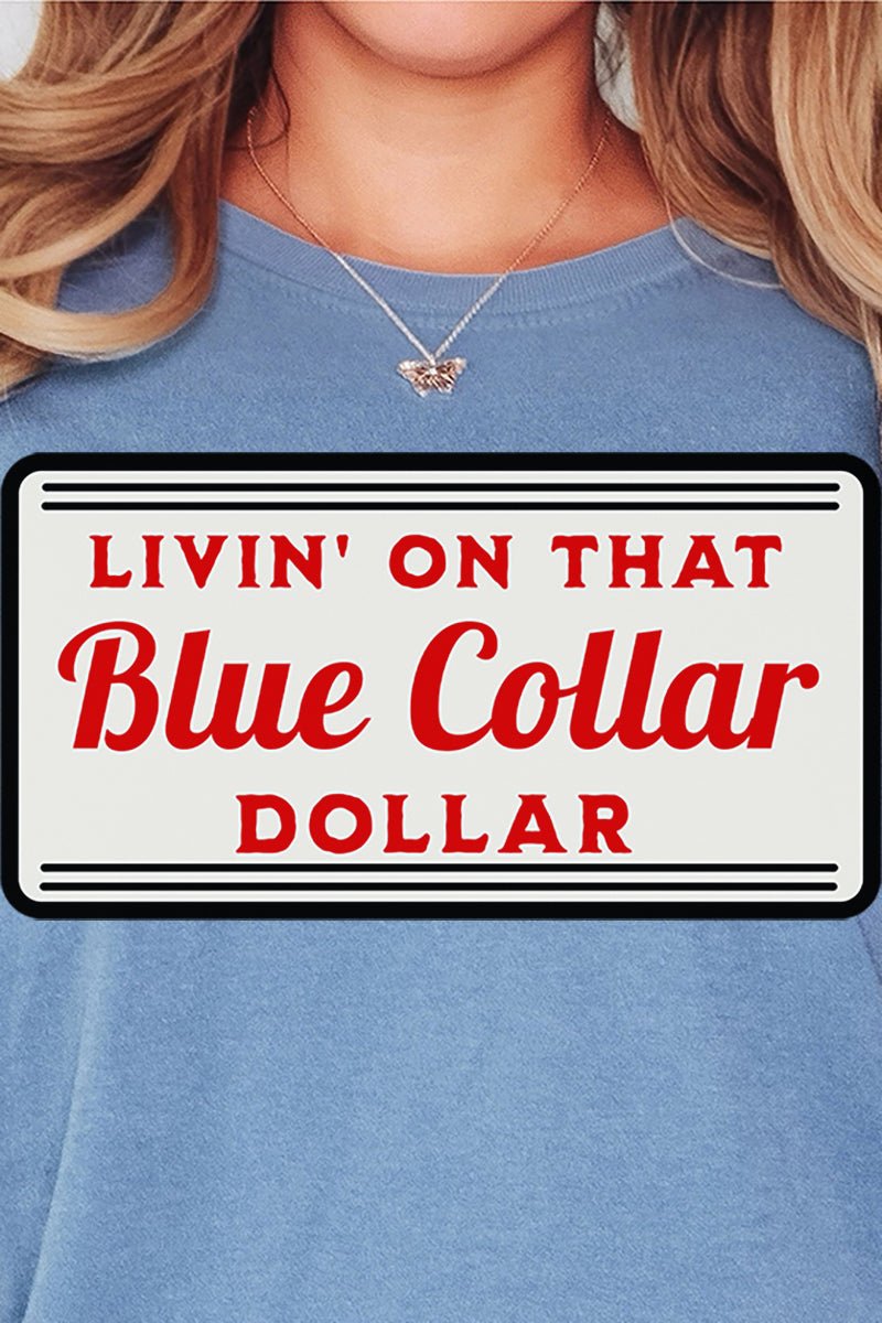 Blue Collar Dollar Comfort Colors Adult Ring - Spun Cotton Tee - Wholesale Accessory Market