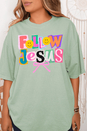 Bold Follow Jesus Comfort Colors Adult Ring - Spun Cotton Tee - Wholesale Accessory Market
