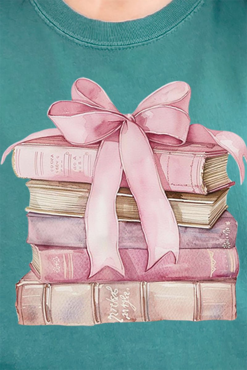 Book Club Girly Comfort Colors Adult Ring - Spun Cotton Tee - Wholesale Accessory Market