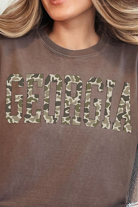 Camo Georgia Comfort Colors Adult Ring - Spun Cotton Tee - Wholesale Accessory Market