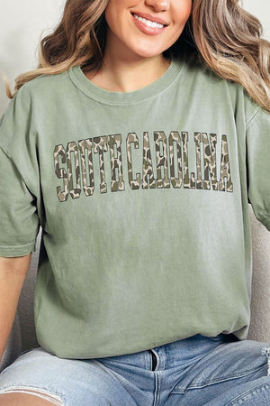 Camo South Carolina Comfort Colors Adult Ring - Spun Cotton Tee - Wholesale Accessory Market