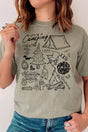 Camping Collage Comfort Colors Adult Ring - Spun Cotton Tee - Wholesale Accessory Market
