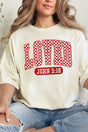 Checkered Loved Comfort Colors Adult Ring - Spun Cotton Tee - Wholesale Accessory Market