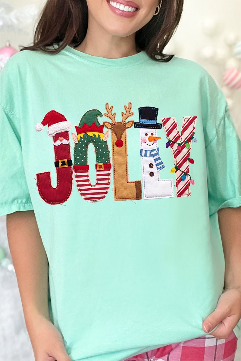 Christmas Characters Jolly Comfort Colors Adult Ring-Spun Cotton Tee - Wholesale Accessory Market