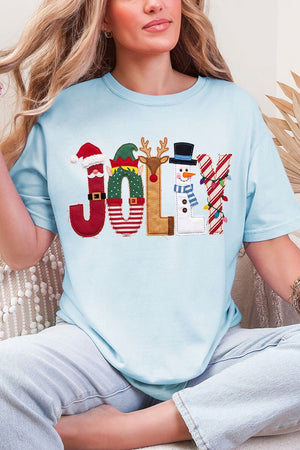 Christmas Characters Jolly Comfort Colors Adult Ring-Spun Cotton Tee - Wholesale Accessory Market