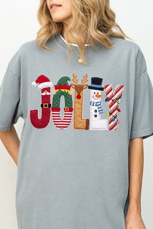 Christmas Characters Jolly Comfort Colors Adult Ring-Spun Cotton Tee - Wholesale Accessory Market