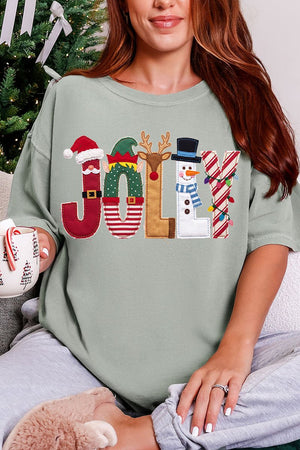 Christmas Characters Jolly Comfort Colors Adult Ring-Spun Cotton Tee - Wholesale Accessory Market