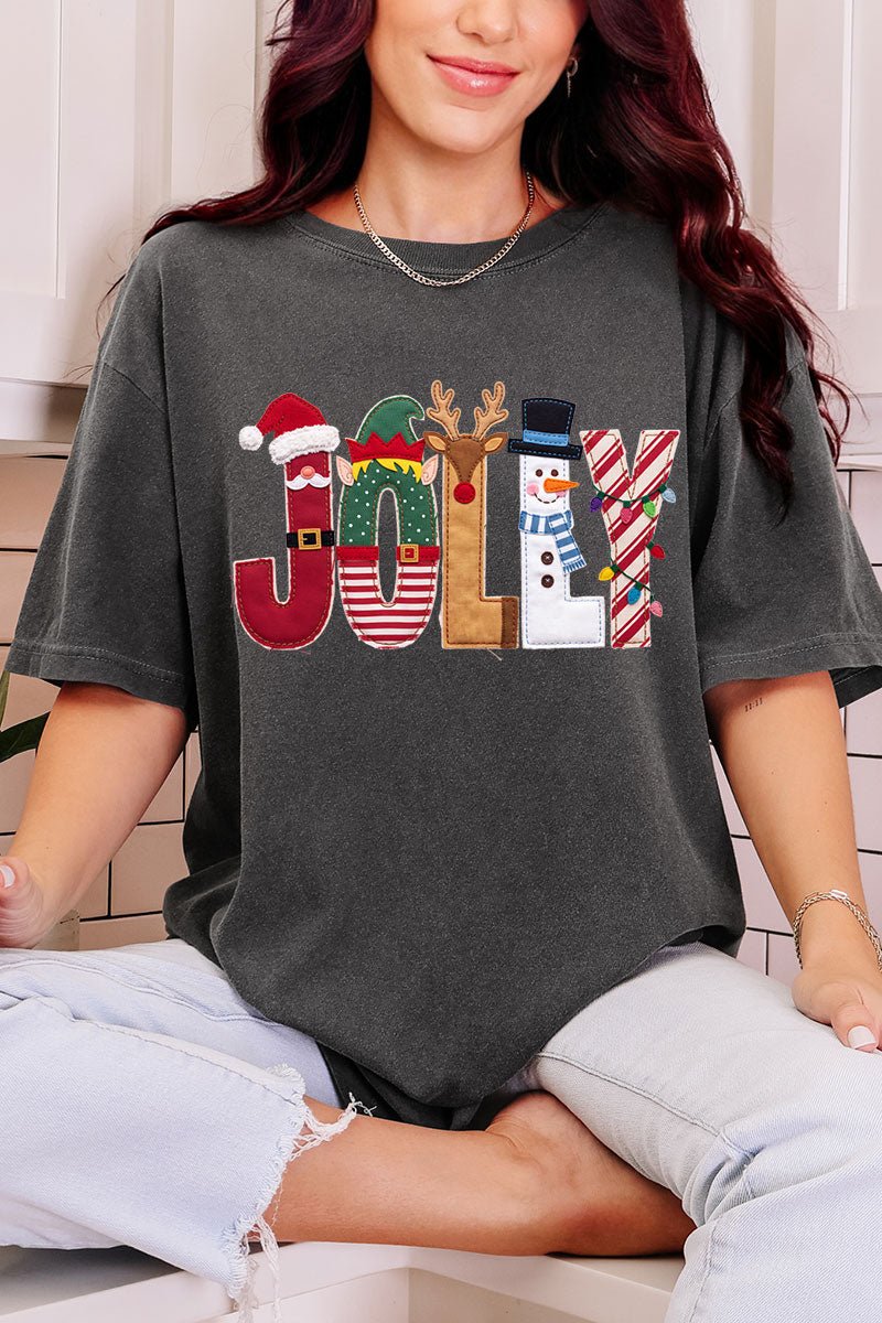 Christmas Characters Jolly Comfort Colors Adult Ring-Spun Cotton Tee - Wholesale Accessory Market