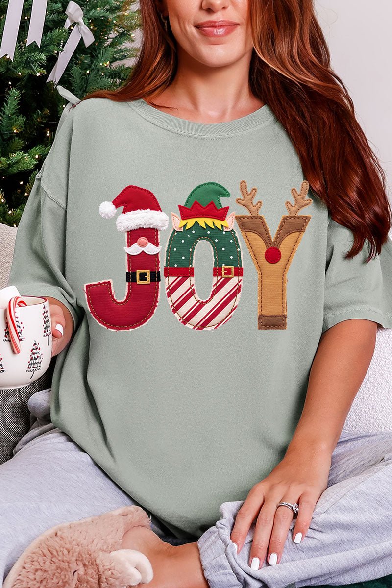 Christmas Characters Joy Comfort Colors Adult Ring-Spun Cotton Tee - Wholesale Accessory Market