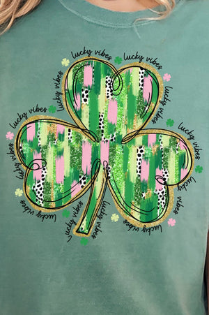 Clover Charm Comfort Colors Adult Ring - Spun Cotton Tee - Wholesale Accessory Market