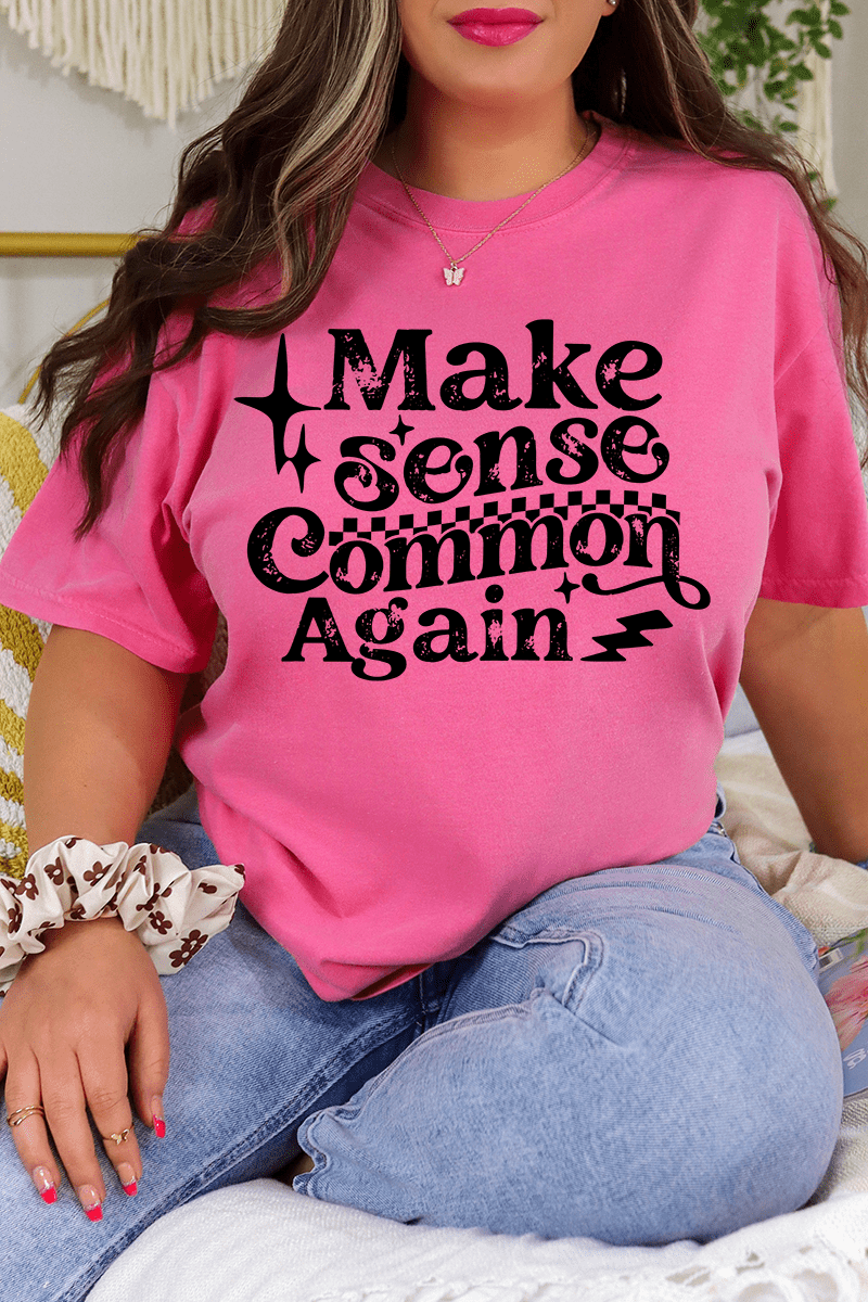 Common Sense Comfort Colors Adult Ring - Spun Cotton Tee - Wholesale Accessory Market