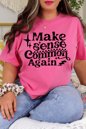 Common Sense Comfort Colors Adult Ring - Spun Cotton Tee - Wholesale Accessory Market