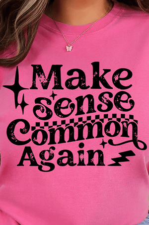 Common Sense Comfort Colors Adult Ring - Spun Cotton Tee - Wholesale Accessory Market